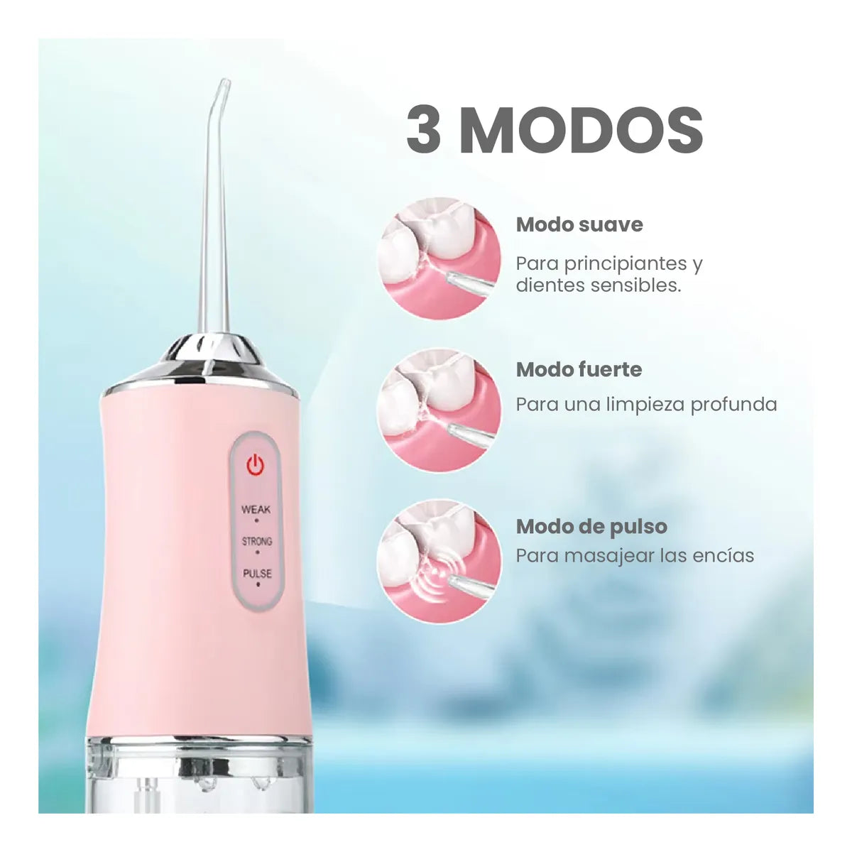 IRRIGADOR BUCAL RECARGABLE